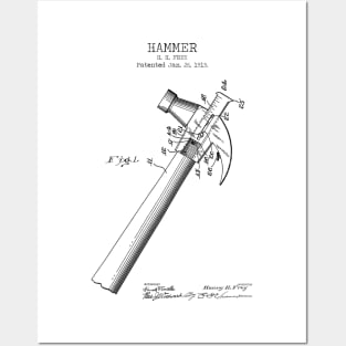 HAMMER patent Posters and Art